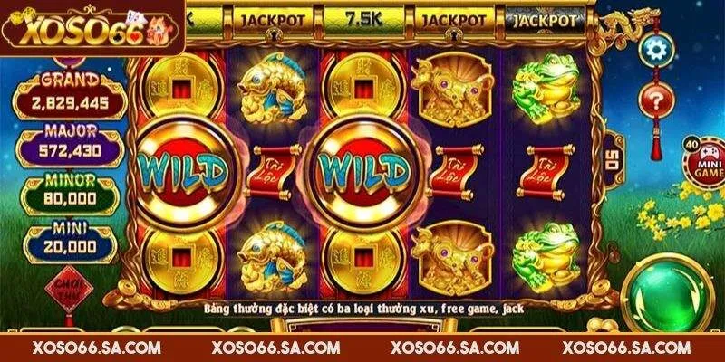 Nổ Hũ Jackpot XOSO66 – Trải Nghiệm Quay Hũ Cực Hấp Dẫn 4 Phòng Mega khốc liệt với jackpot tích luỹ khủng